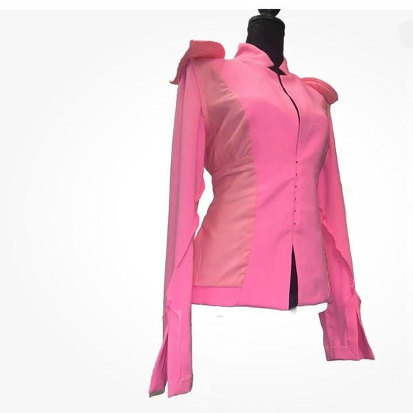 AMANDA UPRICHARD Dovima Blazer “Shocking” Pink Women’s Medium NWOT’s - Picture 14 of 16